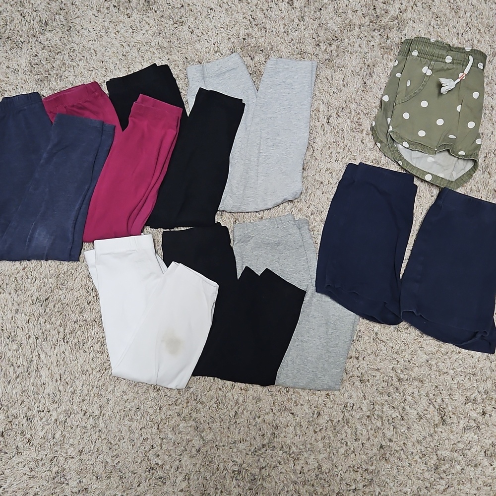 Lot Of Girls Children's Place Shorts, Capris, And Leggings